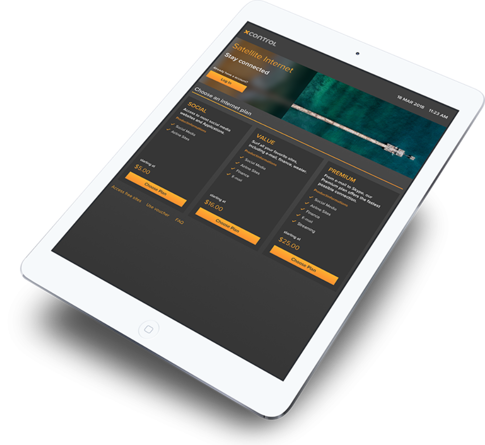 XiCafe iPad in the Air